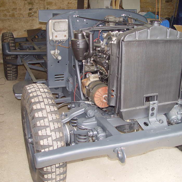 Kfz 17/1 restoration part 1: The chassis