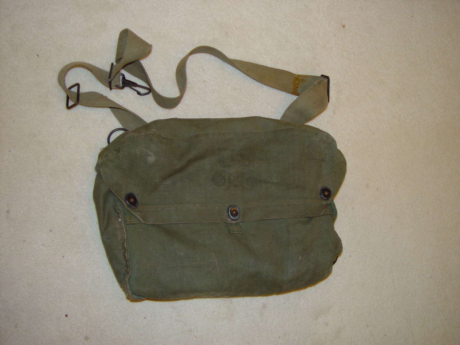 US Army M3 light respirator bag in OD#7