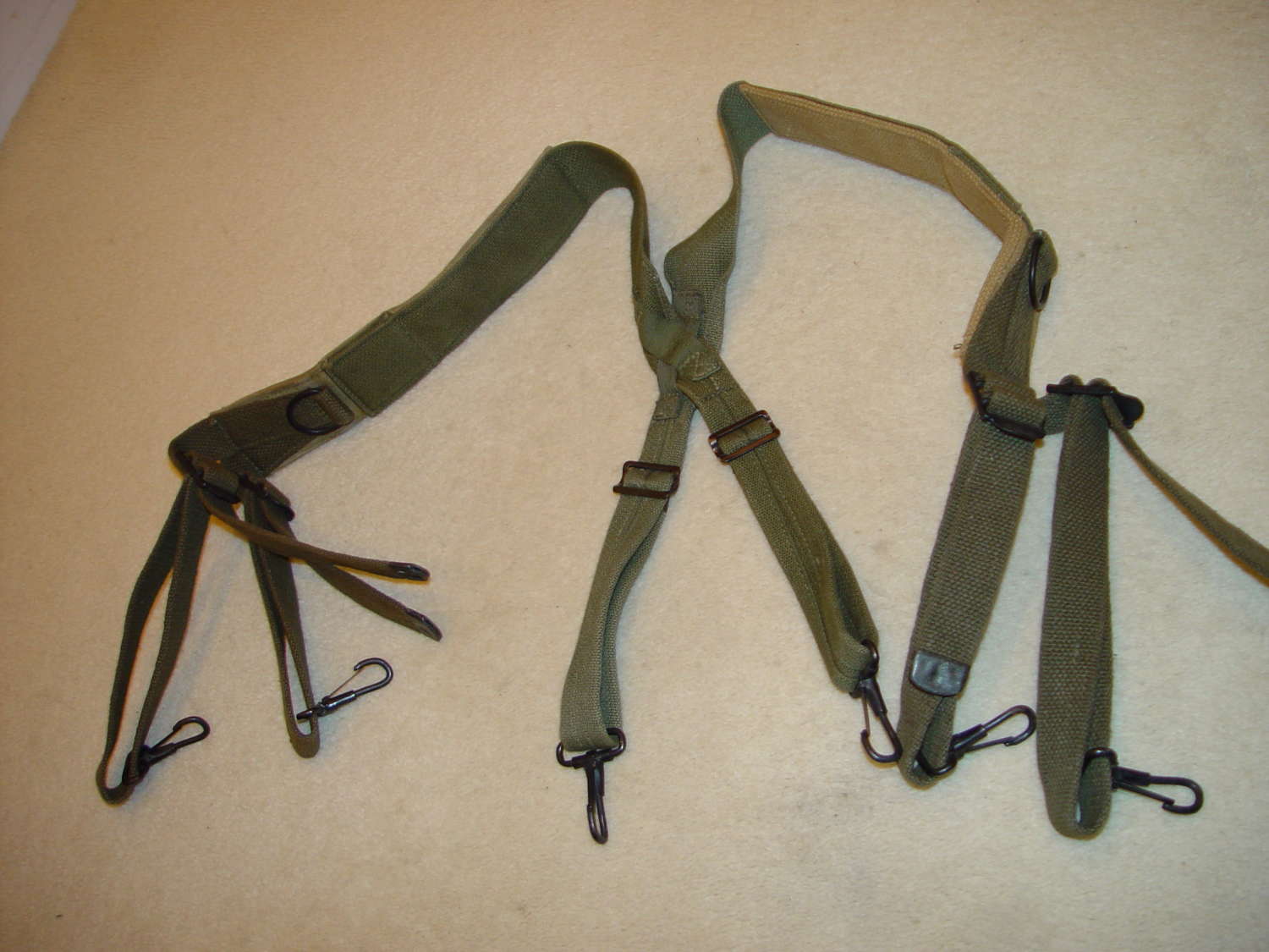 US army M44 suspenders in OD#7