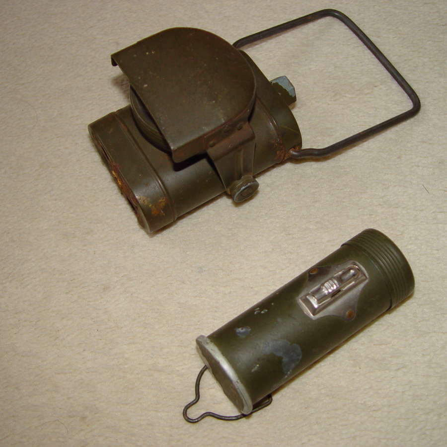 Two British WW2 flashlights