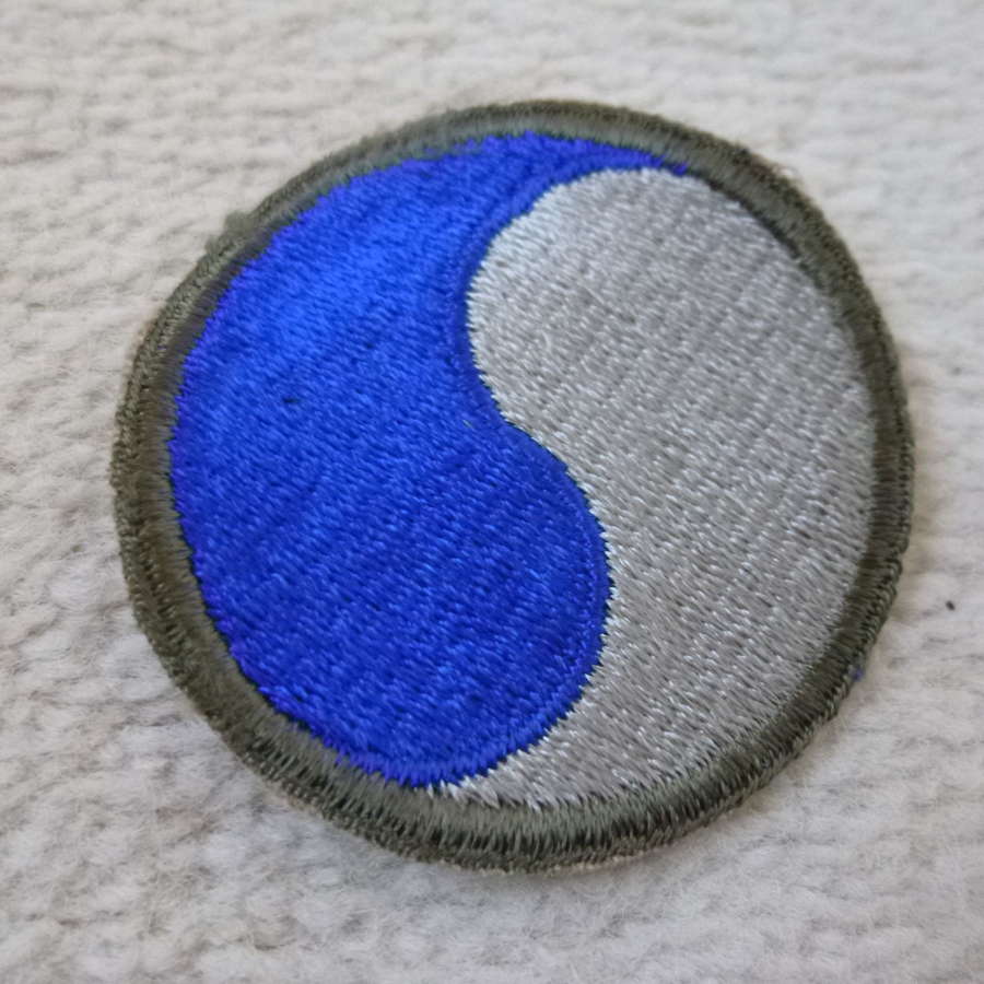 US army 29th Infantry division patch