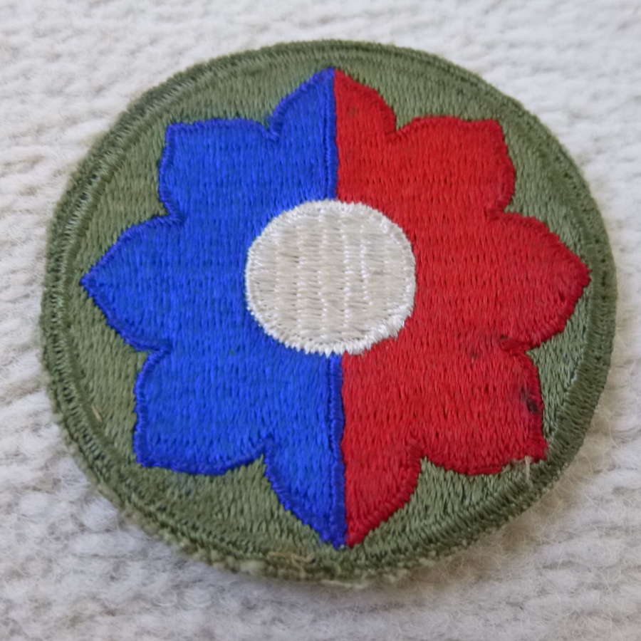 US Army 9th infantry division patch