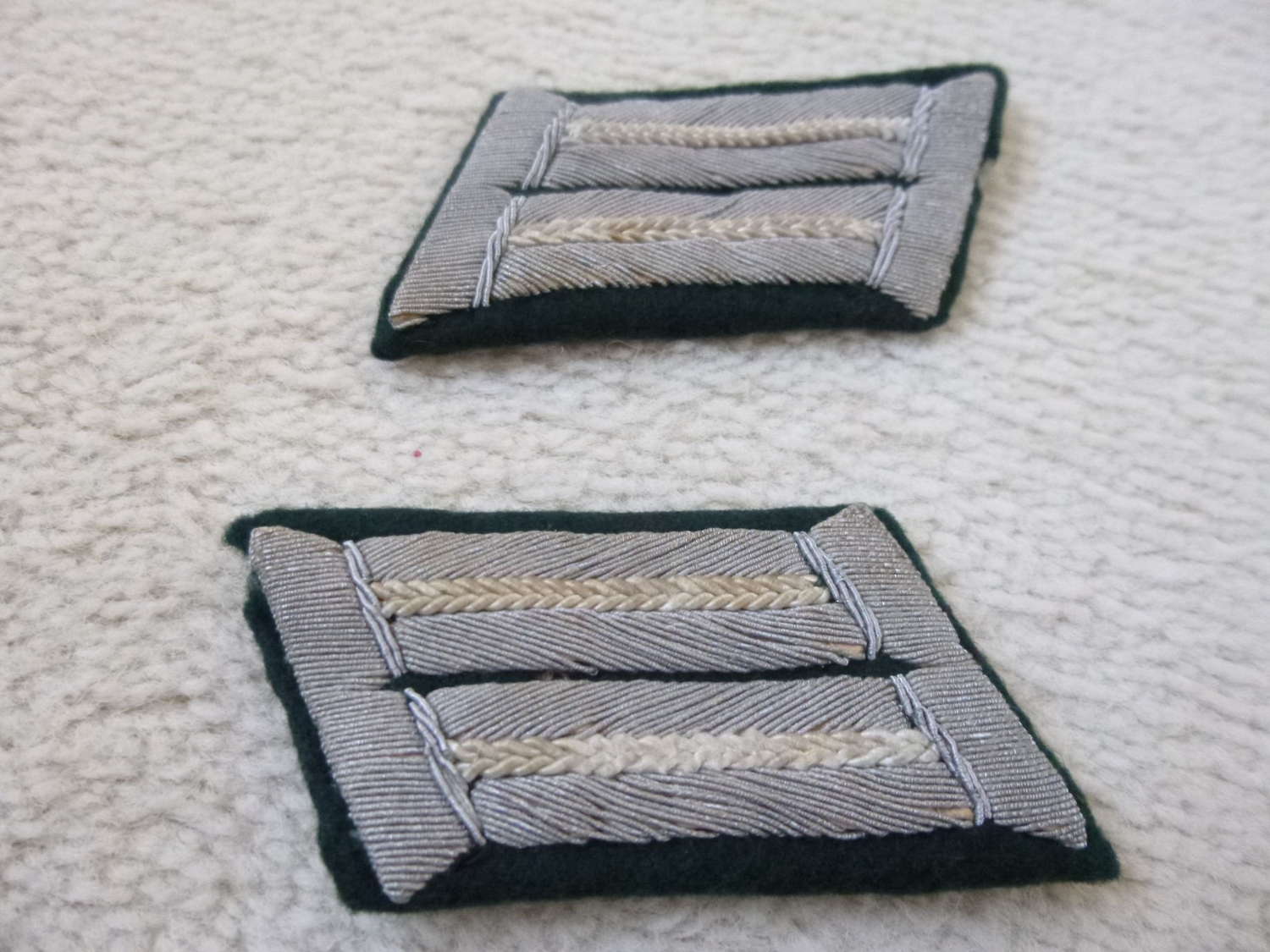 Wehrmacht infantry officers collar tabs