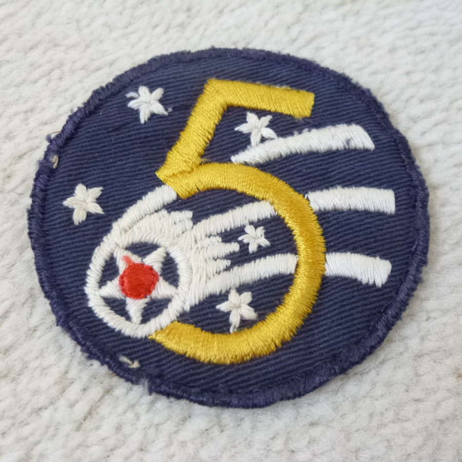 US Army 5th Airforce formation patch