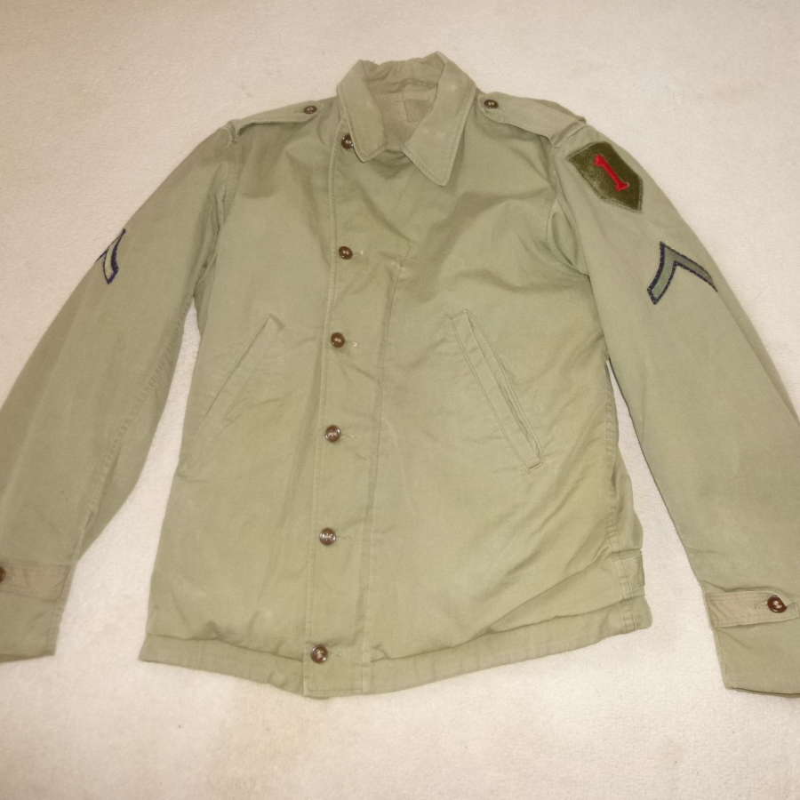 US army M41 parsons jacket, 1st Infantry division