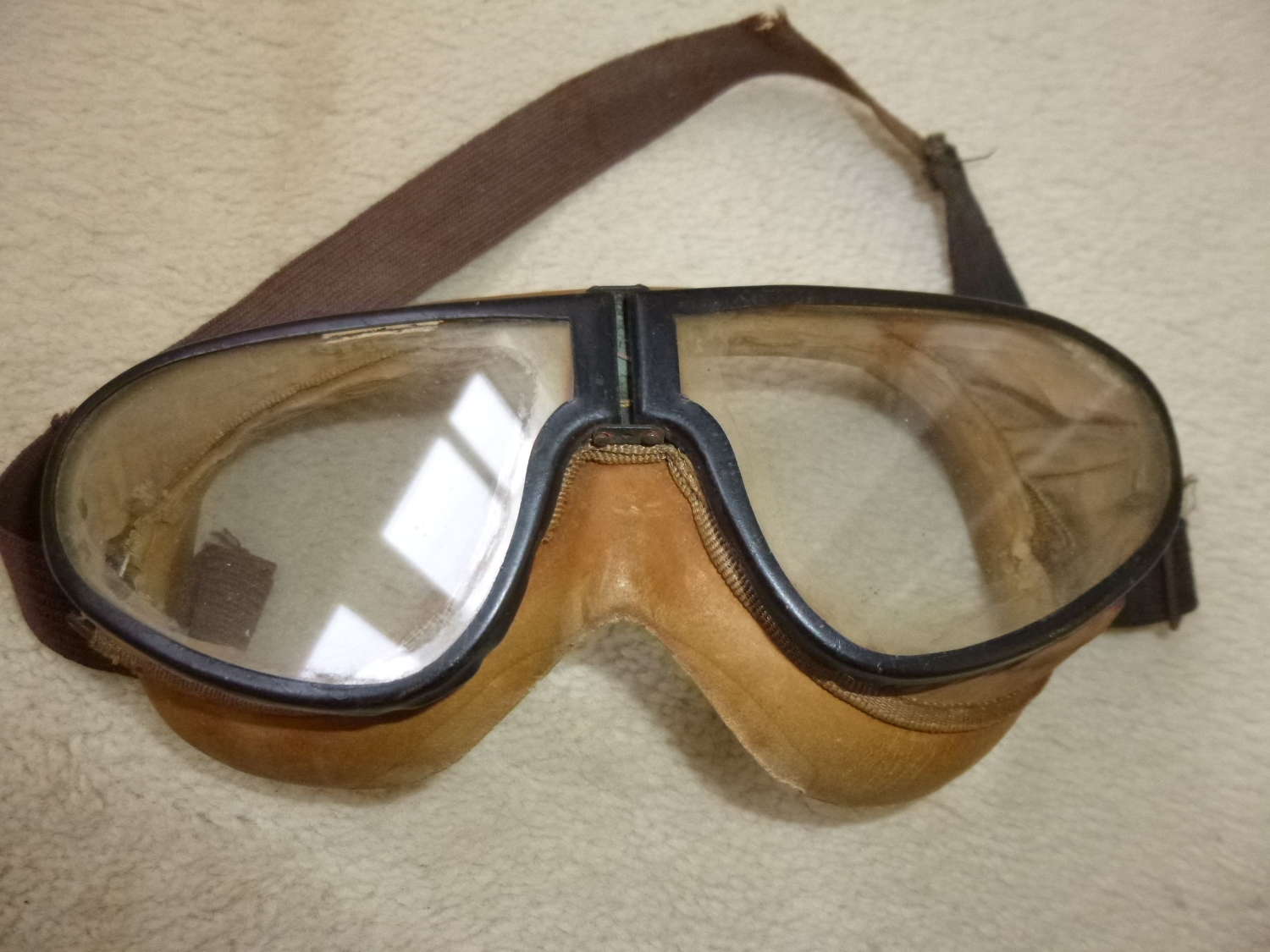 US army M38 tanker's resistall goggles