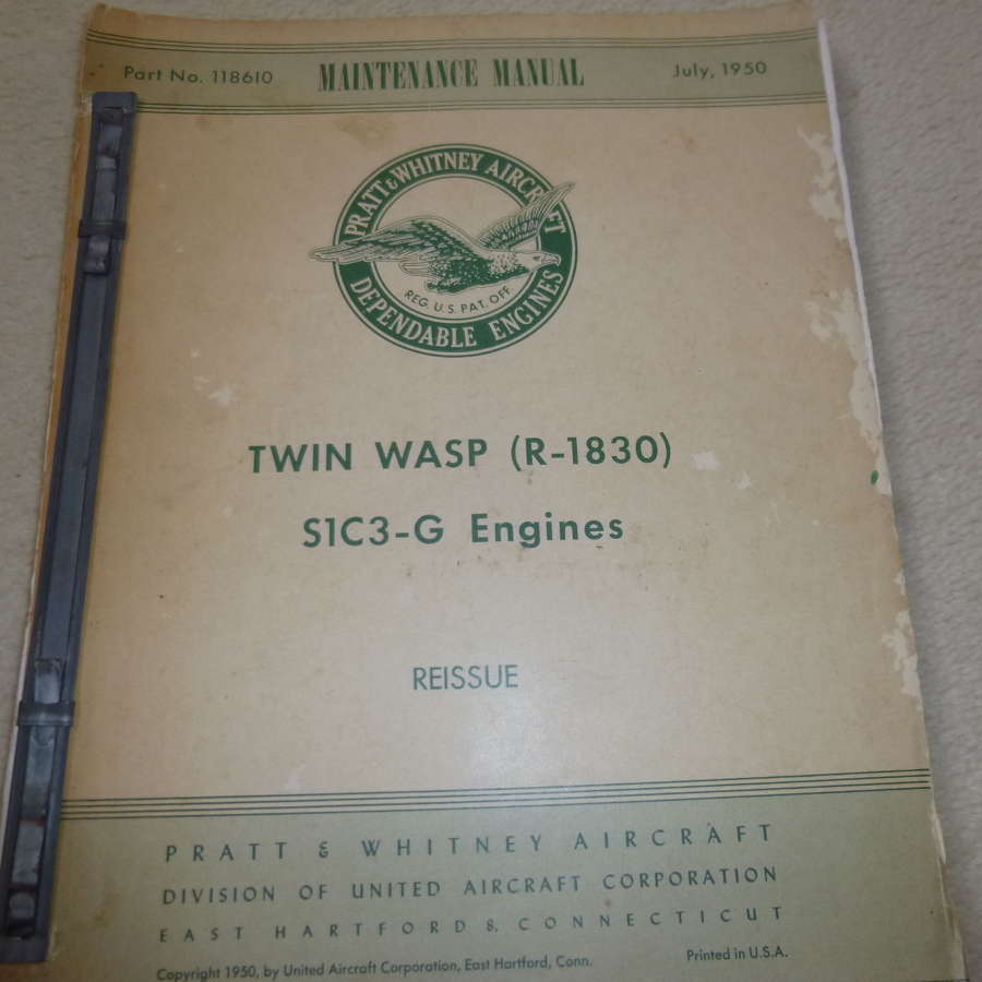 US Air Force Twin Wasp (R-1830) Maintenance Manual