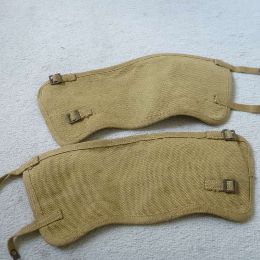 A pair of canadian gaiters