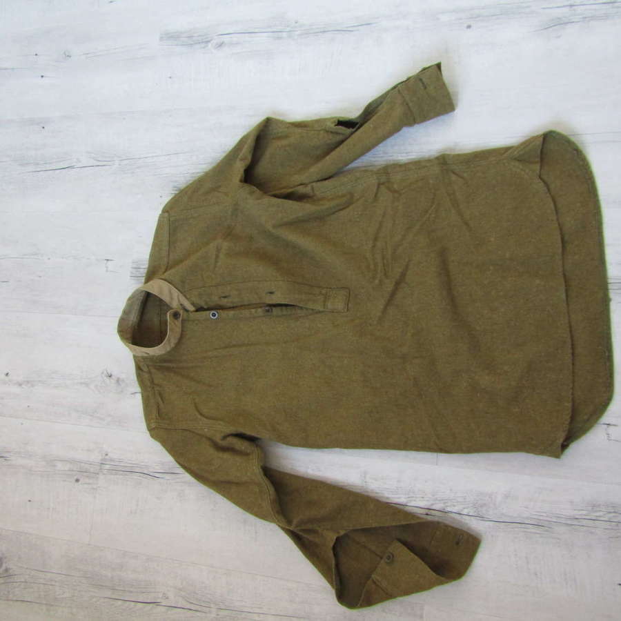 1943 British Army collarless shirt