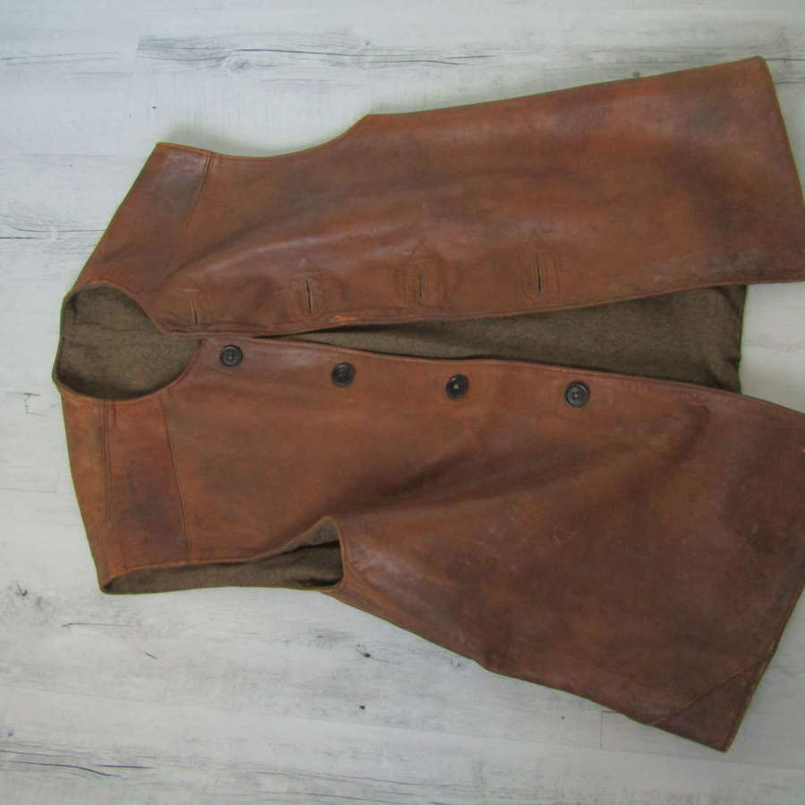 1944 dated British Army leather jerkin