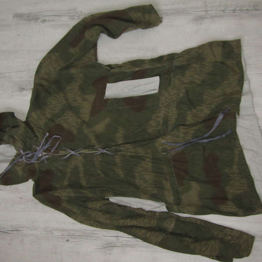 WH sniper smock and helmet cover "inverse colour" march pattern repro