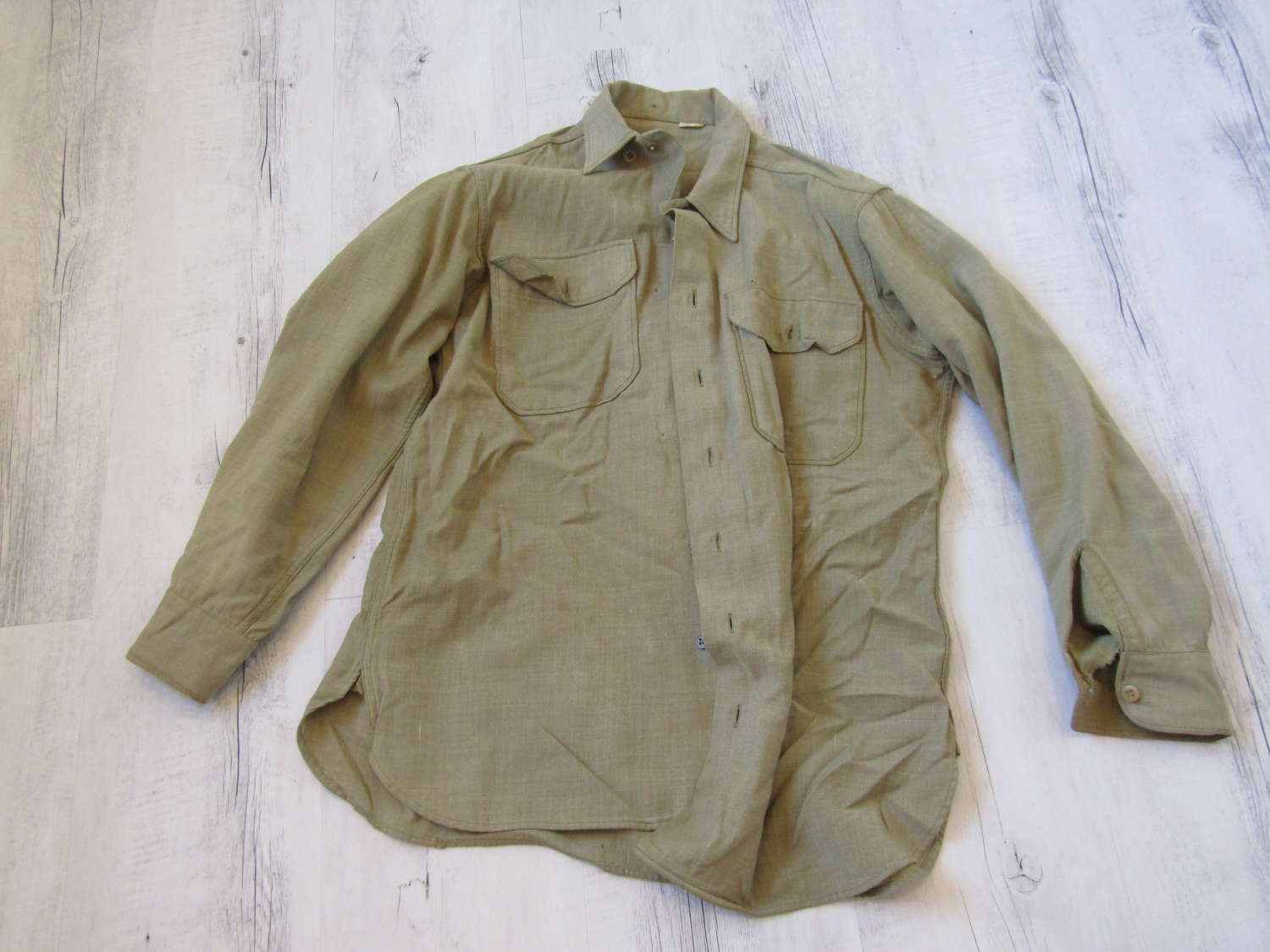 US army enlisted men's wool shirt